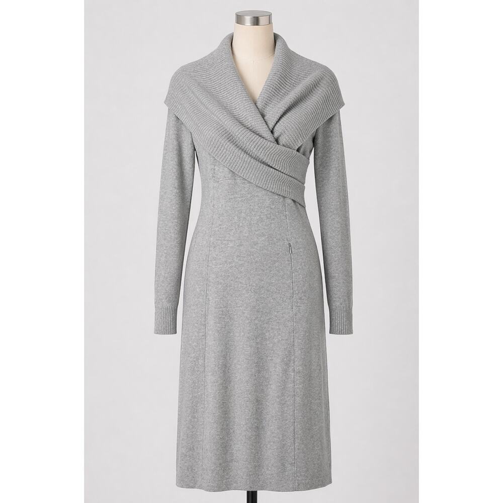 Athleta Gray Sweater Dress Long Sleeve Small